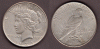 1934-D $ US Peace silver dollar