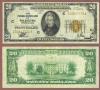 1929 $20 FR-1870-C Philadelphia Small Federal Reserve Bank note