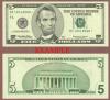 1999 $5 *STAR* US small size federal reserve note