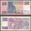 1990 ND 2 Dollars Collectable Singapore paper money
