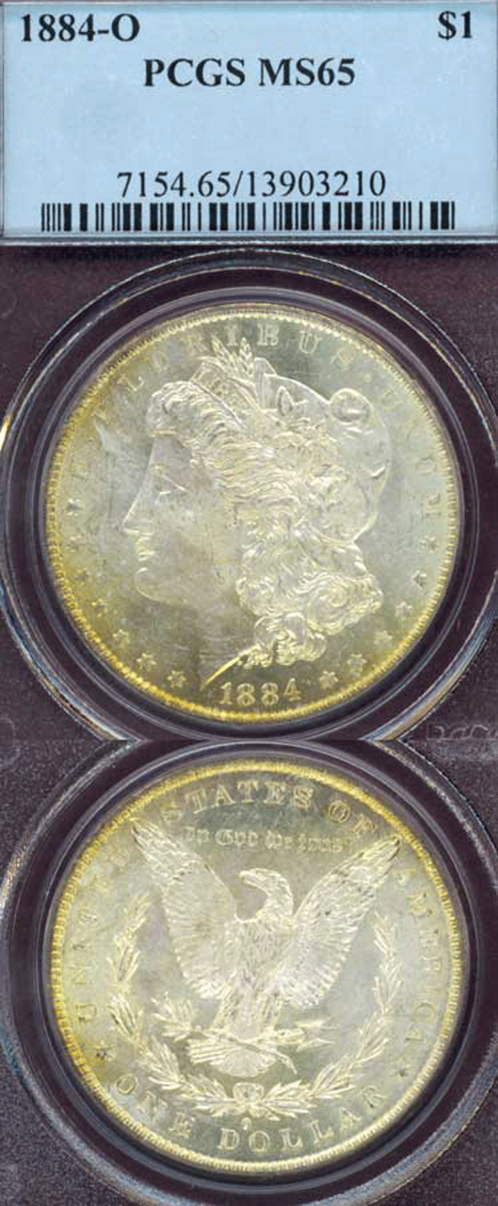 1884-O $ PCGS MS-65 Vam 4
