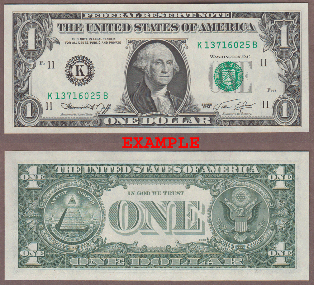 1974 $1 FR-1908K
