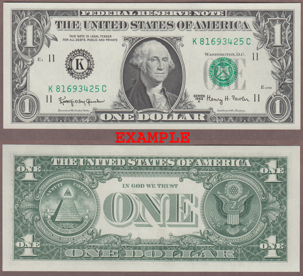 1963-A - $1 FR-1901K
