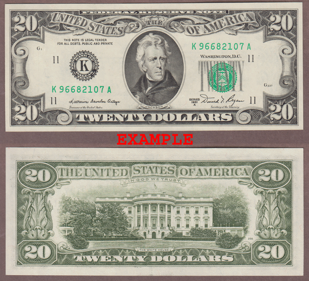 1981-A $20 FR-2074K