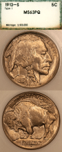 1913-S 5c Type I PCI MS 63 PQ