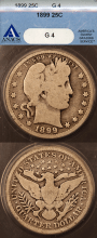 1904 25c ANACS Good 4