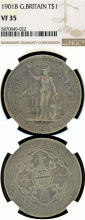 1901-B Trade Dollar NGC VF 35