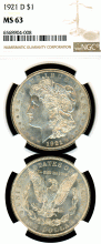 1921-D $ NGC MS-63