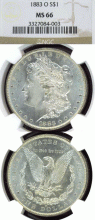 1883-O $NGC MS 66