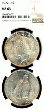 1922-D $ NGC MS-63