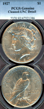 1927 $ PCGS unc