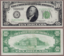 1928-B $10 FR-2002-D