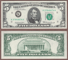 1969 $5 FR-1969-K