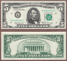 1969-A $5 FR-1970-K