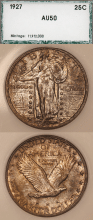 1927 25c PCI AU 50