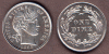 1892 10c US Barber silver dime
