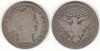 1899-O 25c US Barber silver quarter