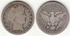 1907-D 25c US Barber silver Quarter