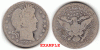1909-D 25c US Barber silver quarter