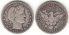1915 25c US Barber silver quarter