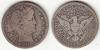 1911-D 25c US Barber silver quarter
