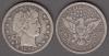 1892 25c US Barber silver quarter