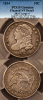 1834 10c Large 4 PCGS VF 