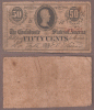 T-63 50 Cents 1863 Jefferson Davis