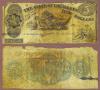 Louisiana 1863 - $5.00 obsolete civil war currency