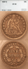 1856-O 10c Segs XF 40