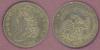 1835 50c US Capped Bust silver half dollar PCGS AU 50