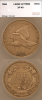 1858 1c Large Letters Segs XF-40
