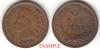1899 1c Indian Head Penny, Indian head cent