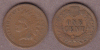 1875 1c US Indian head cent