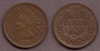 1874 1c US Indian head cent