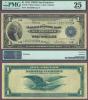 1918 $1.00 FR-745 US Large size federal reserve bank note San Francisco