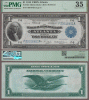 1918 $1.00 FR-725 Atlanta PMG-VF 35 US large size federal reserve bank note