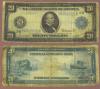 1914 $20.00 FR-971 US large size federal reserve note 