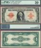 1923 $1.00 FR-40 PMG Very Fine 30 US Large Legal Tender red seal note  Speelman/White FR-40