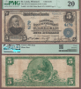 1902 Plain Back $5.00 FR-601 St. Louis Missouri Charter 4178 PMG VF 20