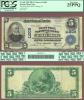 1902 Plain Back ILLINOIS - $5.00 FR-606 Large National Bank Note