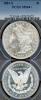 1881-S $ US Morgan silver dollar PCGS MS-64+
