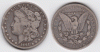 1891-CC $ US Morgan silver dollar Carson City Mint