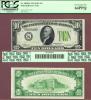 1934 $10 FR-2004-K LGS US small size federal reserve note PCGS 64 PPQ