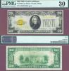 1928 - $20 FR-2402 PMG Very Fine 30 US Gold Certificate 