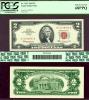 1963 $2 FR-1513 US small size legal tender note PCGSSuperb Gem New 68PPQ
