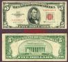 1953-B $5 FR-1534 US small size legal tender note