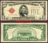 1928-E $5 FR-1530 US small size legal tender note