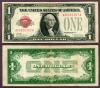 1928 $1 FR-1500 US small size Legal Tender note red seal 