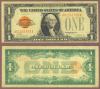 1928 $1 FR-1500  US legal tender note, red seal small size note